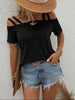 Double Spaghetti Straps Short Sleeve T-Shirt - Premium   - Just $36.95! Shop now at LACEDUPED