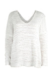 Single Shoulder Long Sleeve Sweater - Premium   - Just $49.95! Shop now at LACEDUPED