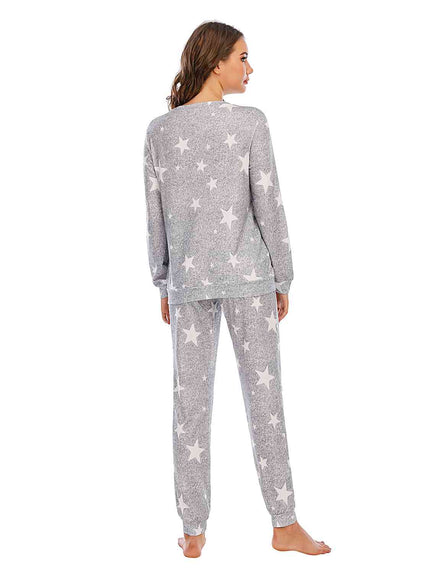 Star Top and Pants Lounge Set - Premium   - Just $55.95! Shop now at LACEDUPED