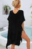 Fringe Trim Openwork Cover Up - Premium   - Just $44.95! Shop now at LACEDUPED