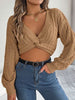 Twisted Cable-Knit V-Neck Sweater - Premium   - Just $39.95! Shop now at LACEDUPED