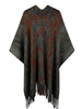 Heathered Fringe Hem Poncho - Premium   - Just $48.95! Shop now at LACEDUPED