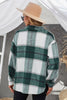 Plaid Button Up Dropped Shoulder Jacket - Premium   - Just $79.95! Shop now at LACEDUPED