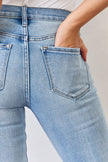 Kancan Full Size Mid Rise Y2K Slit Bootcut Jeans - Premium   - Just $105.95! Shop now at LACEDUPED