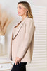 Double Take Shawl Collar Long Sleeve Blazer - Premium   - Just $84.95! Shop now at LACEDUPED