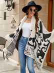 Faux Fur Trim Poncho - Premium   - Just $65.95! Shop now at LACEDUPED