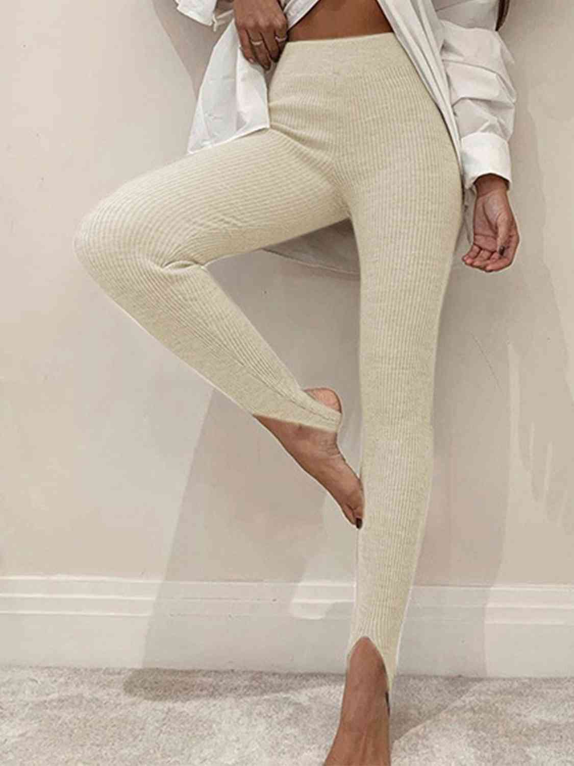 Ribbed Mid Waist Leggings - Premium   - Just $27.95! Shop now at LACEDUPED