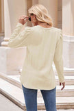 Round Neck Puff Sleeve Blouse - Premium   - Just $33.95! Shop now at LACEDUPED