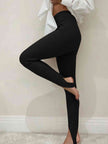 Ribbed Mid Waist Leggings - Premium   - Just $27.95! Shop now at LACEDUPED