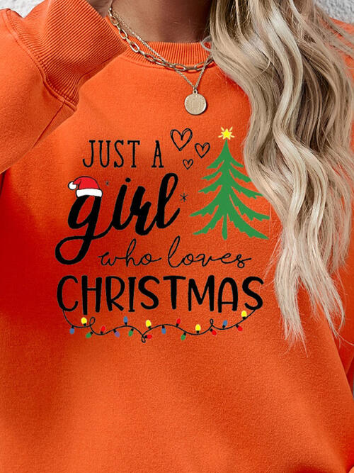 Letter Graphic Round Neck Sweatshirt - Premium   - Just $48.95! Shop now at LACEDUPED