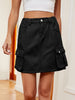 High Waist Denim Skirt - Premium   - Just $51.95! Shop now at LACEDUPED