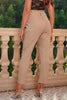 High Waist Cropped Pants - Premium   - Just $52.95! Shop now at LACEDUPED