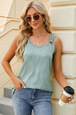 Round Neck Wide Strap Tank - Premium   - Just $29.95! Shop now at LACEDUPED