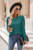 Round Neck Puff Sleeve Blouse - Premium   - Just $33.95! Shop now at LACEDUPED