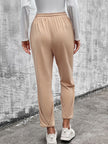 Drawstring Straight Pants with Pockets - Premium   - Just $35.95! Shop now at LACEDUPED