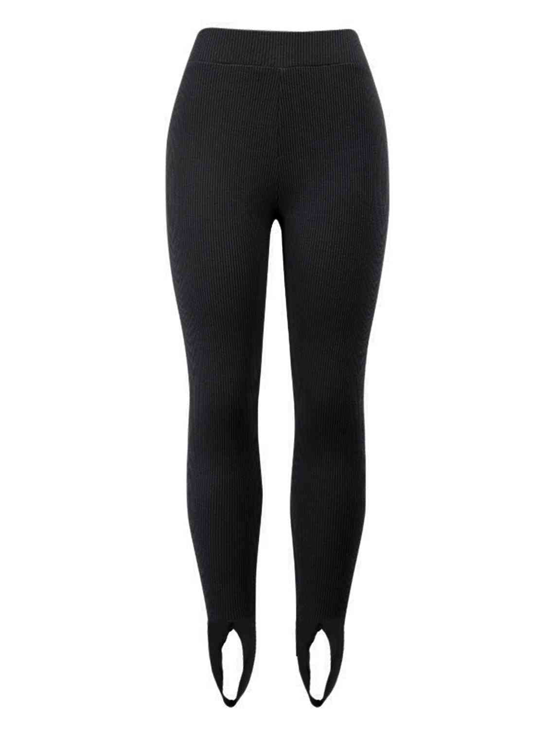 Ribbed Mid Waist Leggings - Premium   - Just $27.95! Shop now at LACEDUPED