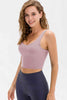 Cropped Scoop Neck Active Tank Top - Premium   - Just $36.95! Shop now at LACEDUPED