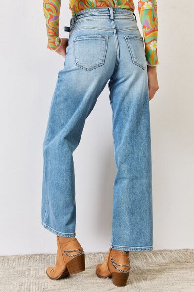 Kancan High Waist Wide Leg Jeans - Premium   - Just $108.95! Shop now at LACEDUPED