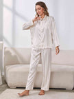 Button-Up Shirt and Pants Pajama Set - Premium   - Just $47.95! Shop now at LACEDUPED