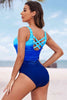 Full Size Tie-Dye Crisscross Back One-Piece Swimsuit - Premium   - Just $42.95! Shop now at LACEDUPED