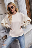 Round Neck Dropped Shoulder Sweatshirt - Premium   - Just $42.95! Shop now at LACEDUPED