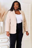 Double Take Shawl Collar Long Sleeve Blazer - Premium   - Just $84.95! Shop now at LACEDUPED