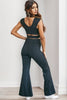 Ruched Cutout Tank and Slit Pants Set - Premium   - Just $62.95! Shop now at LACEDUPED