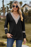 V-Neck Long Sleeve T-Shirt - Premium   - Just $34.95! Shop now at LACEDUPED