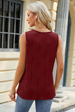 Round Neck Wide Strap Tank - Premium   - Just $29.95! Shop now at LACEDUPED