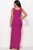 Scoop Neck Wide Strap Maxi Dress - Premium   - Just $29.95! Shop now at LACEDUPED